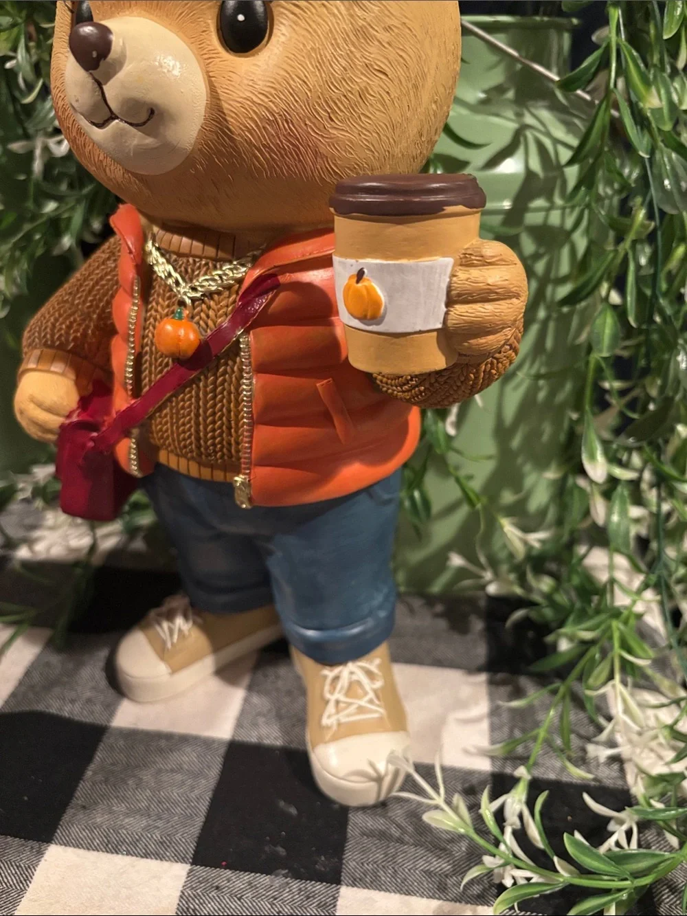 Brown Bear Plush Figurine